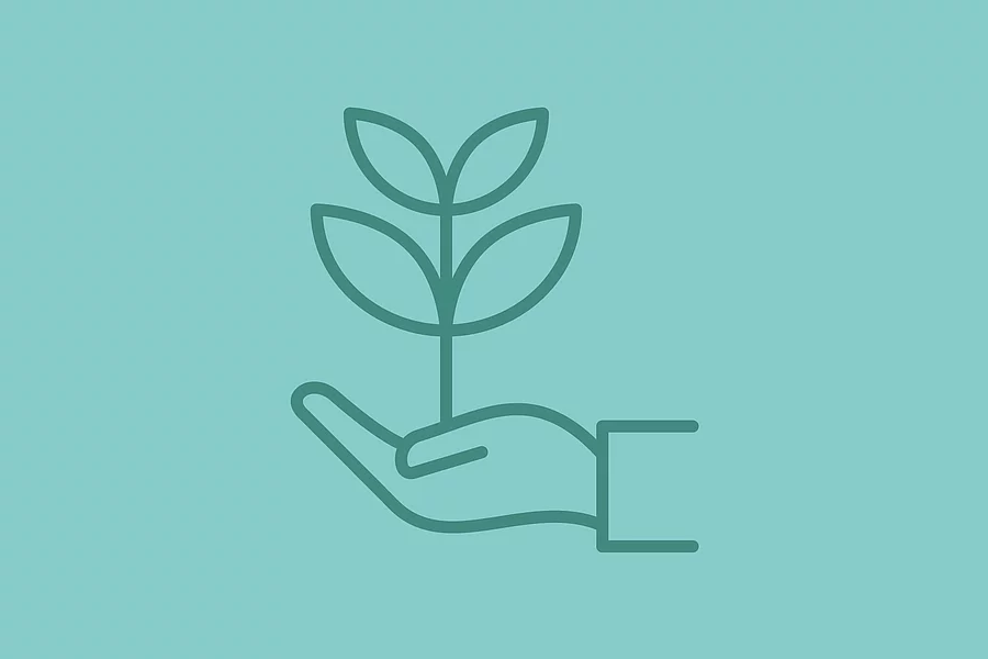 The FES icon shows a hand holding a plant.